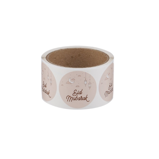 Picture of EID MUBARAK EN PRNTD STICKER 50MM-250PC