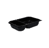 Picture of 2 COMPARTMENT BLACK MW CONTAINER 50X4PKT