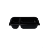 Picture of 2 COMPARTMENT BLACK MW CONTAINER 50X4PKT
