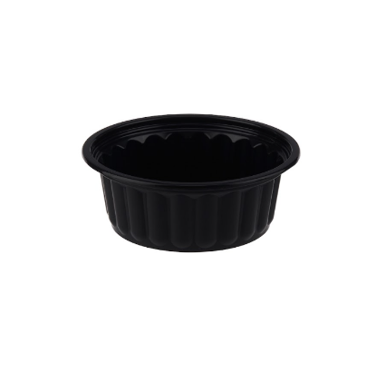 Picture of PP CORRUGATED BLACK BOWL 250ML-1X1000PCS