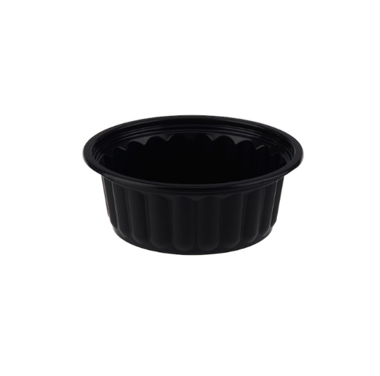 Picture of PP CORRUGATED BLACK BOWL 250ML-1X1000PCS