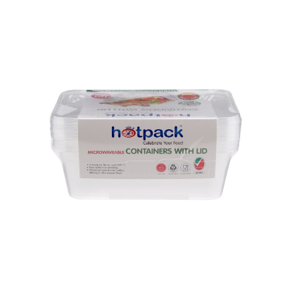 Picture of M/W RECT. CONTAINER 750 CC+LID 5X20PKT