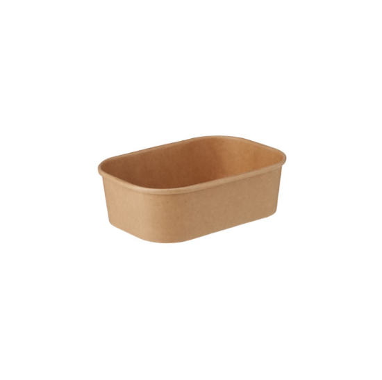 Picture of KRAFT RECTANGULAR CONTAINER 650ML 1X300P
