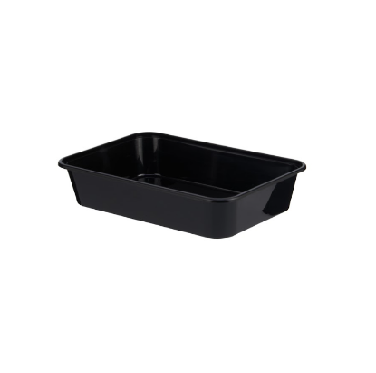 Picture of M/W RECT CONTAINER BLACK 500ML 1X500 PCS
