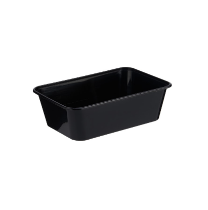 Picture of M/W RECT CONTAINER BLACK 650ML 1X500 PCS