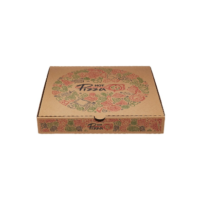 Picture of PRINT PIZZA BOX 33X33 CM-1X100PCS-SMILEY