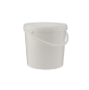 Picture of WHITE PLASTIC BUCKET+HANDLE 2KG-PCS