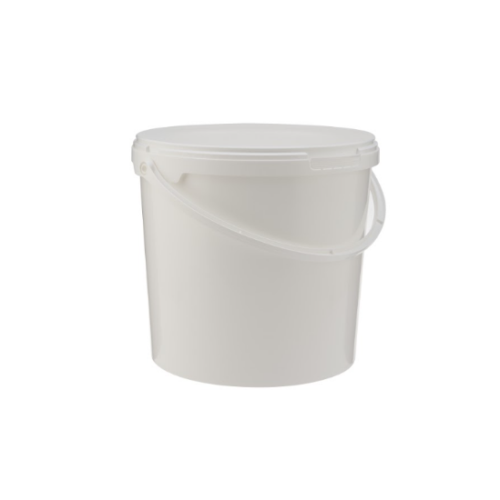 Picture of WHITE PLASTIC BUCKET+HANDLE 2KG-PCS