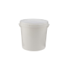 Picture of ROUND WHITE PLASTIC BUCKET+HANDLE 4 LTR