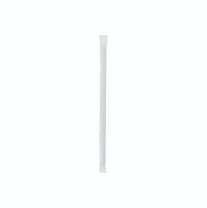 صورة 6MM FLEXIBLE STRAW -CLEAR WRAPPED 250X40