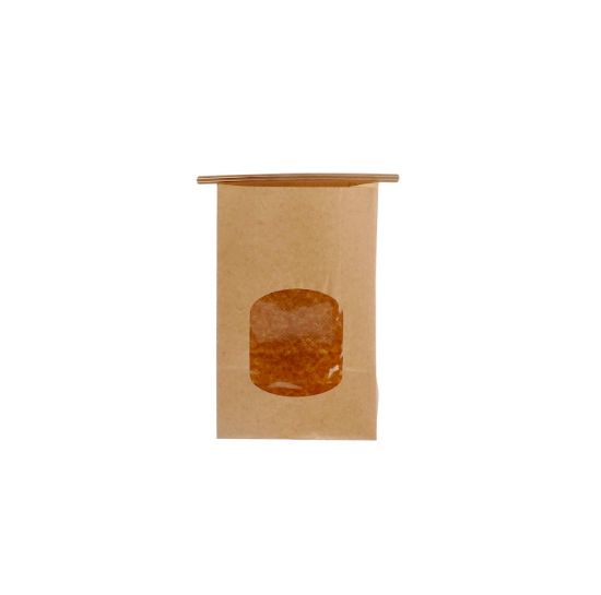 Picture of TIN TIE BAG LARGE BROWN 15.5*7*24cm-500P