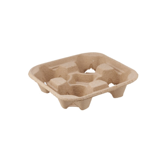 Picture of 300 Pieces Paper Corrugated 4 cups Cup Holder