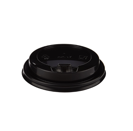 Picture of PPC80B-RECLOSABL BLACK LIDS 8OZ -500PC