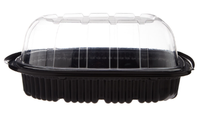 Picture of BLACK CHICKEN CONT W/CLEAR HOOD-80PC