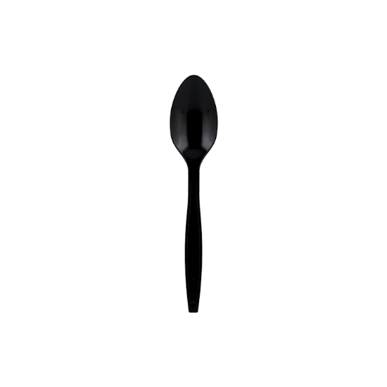 Picture of PLSTC MEDIUM DUTY BLACK SPOON 40PK*50PC