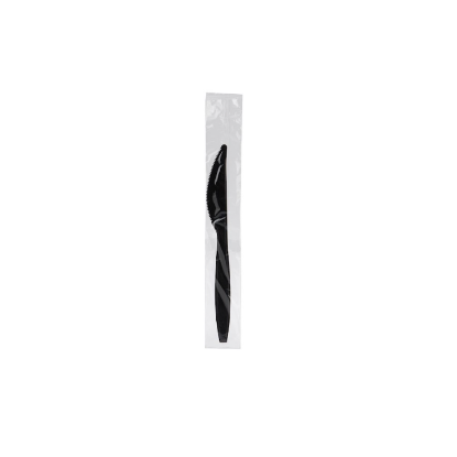 Picture of INDIVIDUAL WRAPPED MD KNIFE BLACK 500PCS