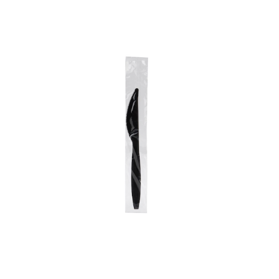 Picture of INDIVIDUAL WRAPPED MD KNIFE BLACK 500PCS