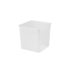 صورة PLASTIC PAIL &BASE CLEAR SQR 4LTR 100